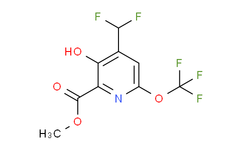Methyl 4-(difluoromethyl)-3-hydroxy-6-(trifluoromethoxy)pyridine-2-carboxylate