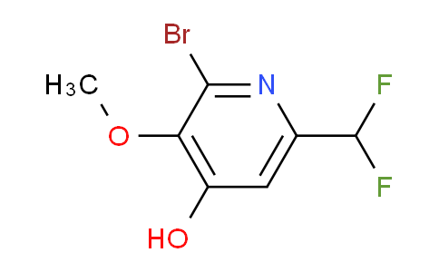 AM15633 | 1804461-60-6 | 2-Bromo-6-(difluoromethyl)-4-hydroxy-3-methoxypyridine