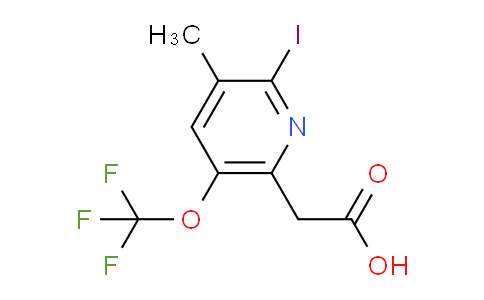 AM156334 | 1806232-71-2 | 2-Iodo-3-methyl-5-(trifluoromethoxy)pyridine-6-acetic acid