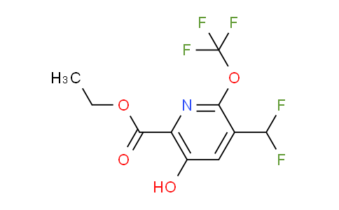 AM156336 | 1804647-57-1 | Ethyl 3-(difluoromethyl)-5-hydroxy-2-(trifluoromethoxy)pyridine-6-carboxylate