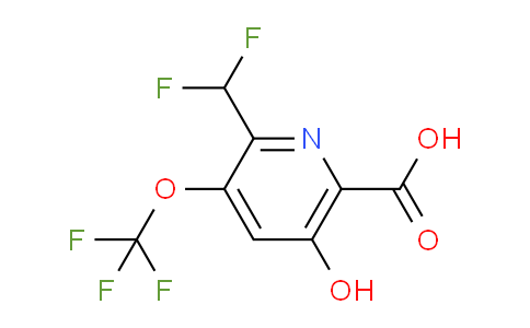 AM156339 | 1804837-03-3 | 2-(Difluoromethyl)-5-hydroxy-3-(trifluoromethoxy)pyridine-6-carboxylic acid