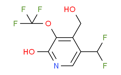 5-(Difluoromethyl)-2-hydroxy-3-(trifluoromethoxy)pyridine-4-methanol