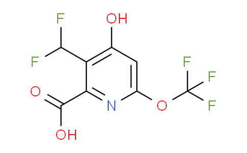 3-(Difluoromethyl)-4-hydroxy-6-(trifluoromethoxy)pyridine-2-carboxylic acid