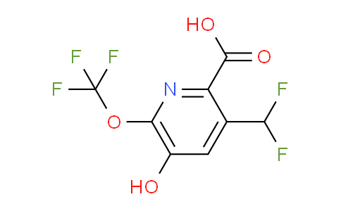 3-(Difluoromethyl)-5-hydroxy-6-(trifluoromethoxy)pyridine-2-carboxylic acid
