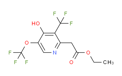 AM156366 | 1803959-79-6 | Ethyl 4-hydroxy-5-(trifluoromethoxy)-3-(trifluoromethyl)pyridine-2-acetate