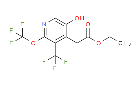 AM156368 | 1806745-34-5 | Ethyl 5-hydroxy-2-(trifluoromethoxy)-3-(trifluoromethyl)pyridine-4-acetate