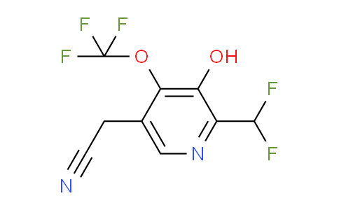 AM156373 | 1806727-05-8 | 2-(Difluoromethyl)-3-hydroxy-4-(trifluoromethoxy)pyridine-5-acetonitrile