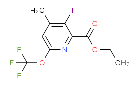 AM156374 | 1804649-32-8 | Ethyl 3-iodo-4-methyl-6-(trifluoromethoxy)pyridine-2-carboxylate