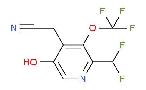 AM156385 | 1804478-02-1 | 2-(Difluoromethyl)-5-hydroxy-3-(trifluoromethoxy)pyridine-4-acetonitrile