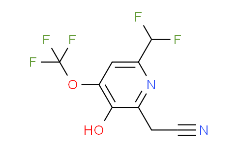 AM156386 | 1804361-65-6 | 6-(Difluoromethyl)-3-hydroxy-4-(trifluoromethoxy)pyridine-2-acetonitrile