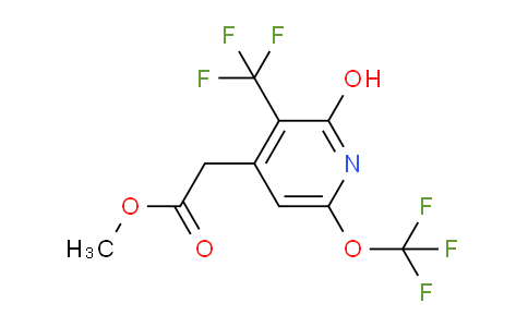 AM156393 | 1806745-16-3 | Methyl 2-hydroxy-6-(trifluoromethoxy)-3-(trifluoromethyl)pyridine-4-acetate