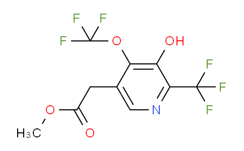 AM156401 | 1804645-92-8 | Methyl 3-hydroxy-4-(trifluoromethoxy)-2-(trifluoromethyl)pyridine-5-acetate