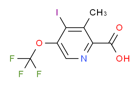 AM156402 | 1806231-81-1 | 4-Iodo-3-methyl-5-(trifluoromethoxy)pyridine-2-carboxylic acid