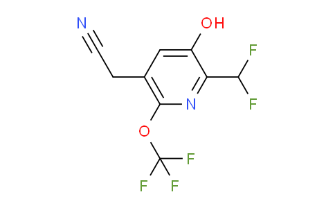 AM156410 | 1806159-75-0 | 2-(Difluoromethyl)-3-hydroxy-6-(trifluoromethoxy)pyridine-5-acetonitrile