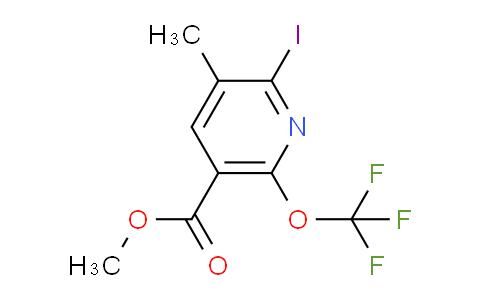 AM156411 | 1804773-37-2 | Methyl 2-iodo-3-methyl-6-(trifluoromethoxy)pyridine-5-carboxylate