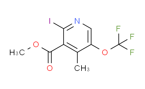 AM156412 | 1806172-58-6 | Methyl 2-iodo-4-methyl-5-(trifluoromethoxy)pyridine-3-carboxylate