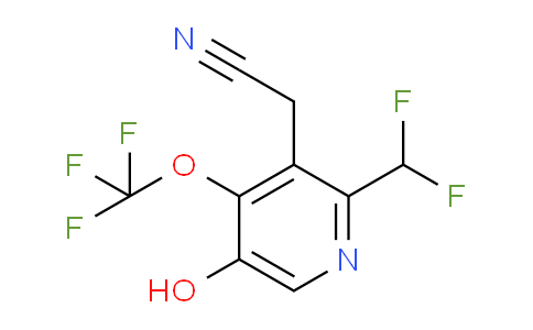 AM156419 | 1804368-80-6 | 2-(Difluoromethyl)-5-hydroxy-4-(trifluoromethoxy)pyridine-3-acetonitrile