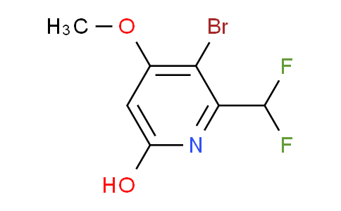 3-Bromo-2-(difluoromethyl)-6-hydroxy-4-methoxypyridine