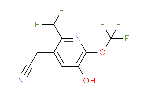 AM156421 | 1806745-40-3 | 2-(Difluoromethyl)-5-hydroxy-6-(trifluoromethoxy)pyridine-3-acetonitrile