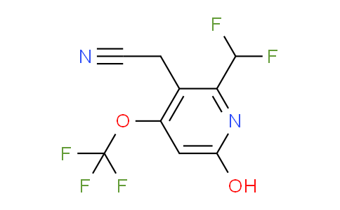 AM156423 | 1804839-39-1 | 2-(Difluoromethyl)-6-hydroxy-4-(trifluoromethoxy)pyridine-3-acetonitrile