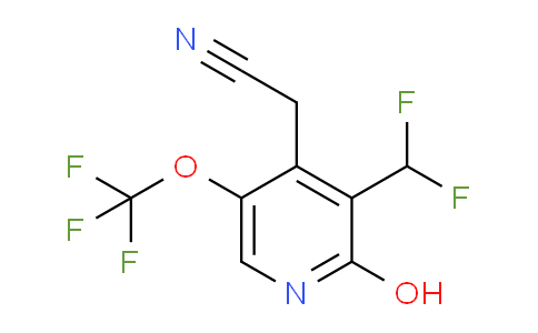 AM156427 | 1804347-07-6 | 3-(Difluoromethyl)-2-hydroxy-5-(trifluoromethoxy)pyridine-4-acetonitrile