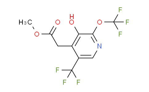 AM156454 | 1806745-17-4 | Methyl 3-hydroxy-2-(trifluoromethoxy)-5-(trifluoromethyl)pyridine-4-acetate