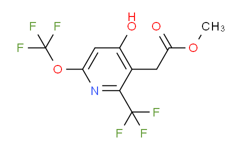 AM156466 | 1806726-72-6 | Methyl 4-hydroxy-6-(trifluoromethoxy)-2-(trifluoromethyl)pyridine-3-acetate