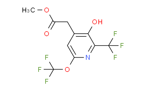 AM156474 | 1806745-23-2 | Methyl 3-hydroxy-6-(trifluoromethoxy)-2-(trifluoromethyl)pyridine-4-acetate