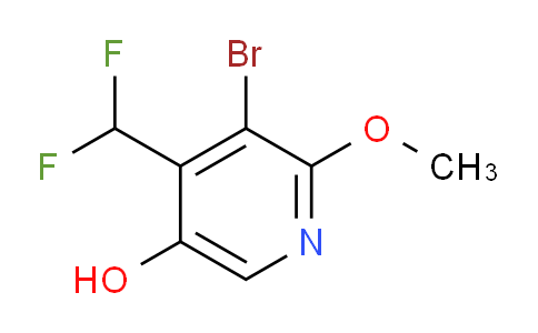 AM15648 | 1805366-48-6 | 3-Bromo-4-(difluoromethyl)-5-hydroxy-2-methoxypyridine