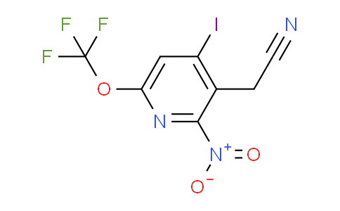 AM156484 | 1806167-40-7 | 4-Iodo-2-nitro-6-(trifluoromethoxy)pyridine-3-acetonitrile