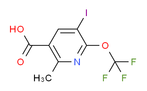 AM156487 | 1804773-35-0 | 3-Iodo-6-methyl-2-(trifluoromethoxy)pyridine-5-carboxylic acid