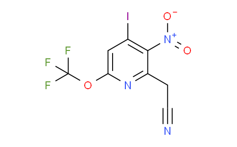AM156488 | 1803960-23-7 | 4-Iodo-3-nitro-6-(trifluoromethoxy)pyridine-2-acetonitrile