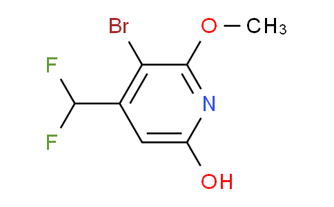 AM15649 | 1805168-54-0 | 3-Bromo-4-(difluoromethyl)-6-hydroxy-2-methoxypyridine