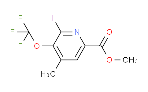 AM156492 | 1806231-89-9 | Methyl 2-iodo-4-methyl-3-(trifluoromethoxy)pyridine-6-carboxylate