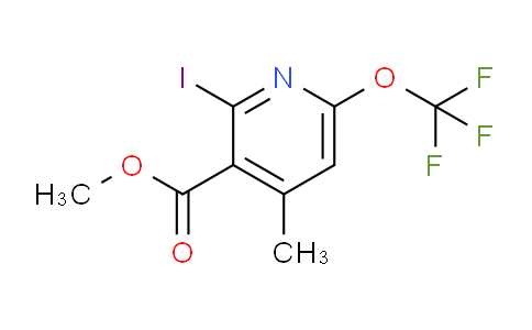 AM156493 | 1804836-66-5 | Methyl 2-iodo-4-methyl-6-(trifluoromethoxy)pyridine-3-carboxylate