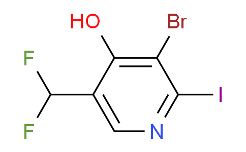 AM15652 | 1805244-63-6 | 3-Bromo-5-(difluoromethyl)-4-hydroxy-2-iodopyridine