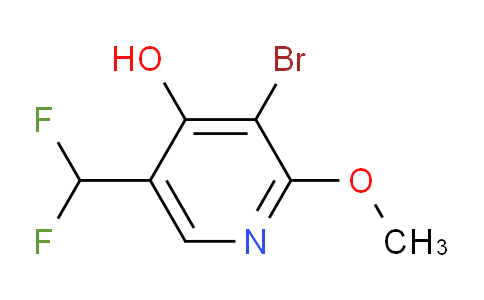 AM15653 | 1804461-79-7 | 3-Bromo-5-(difluoromethyl)-4-hydroxy-2-methoxypyridine