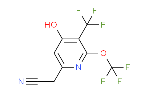 4-Hydroxy-2-(trifluoromethoxy)-3-(trifluoromethyl)pyridine-6-acetonitrile