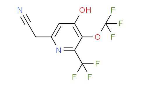 4-Hydroxy-3-(trifluoromethoxy)-2-(trifluoromethyl)pyridine-6-acetonitrile