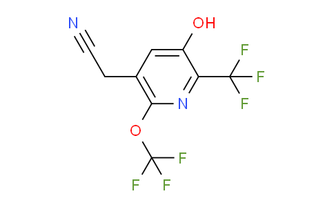AM156548 | 1804365-66-9 | 3-Hydroxy-6-(trifluoromethoxy)-2-(trifluoromethyl)pyridine-5-acetonitrile