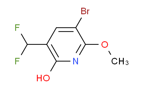 AM15655 | 1805245-31-1 | 3-Bromo-5-(difluoromethyl)-6-hydroxy-2-methoxypyridine