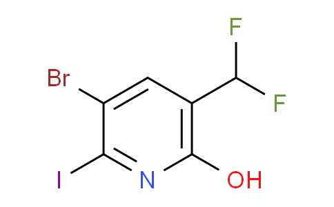 AM15656 | 1804855-34-2 | 3-Bromo-5-(difluoromethyl)-6-hydroxy-2-iodopyridine