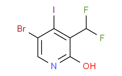 AM15657 | 1805168-27-7 | 5-Bromo-3-(difluoromethyl)-2-hydroxy-4-iodopyridine