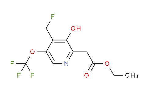 AM156590 | 1804347-80-5 | Ethyl 4-(fluoromethyl)-3-hydroxy-5-(trifluoromethoxy)pyridine-2-acetate