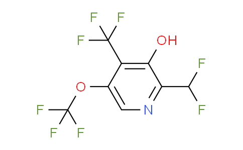 AM156596 | 1804831-19-3 | 2-(Difluoromethyl)-3-hydroxy-5-(trifluoromethoxy)-4-(trifluoromethyl)pyridine