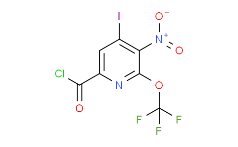 AM156623 | 1804842-85-0 | 4-Iodo-3-nitro-2-(trifluoromethoxy)pyridine-6-carbonyl chloride