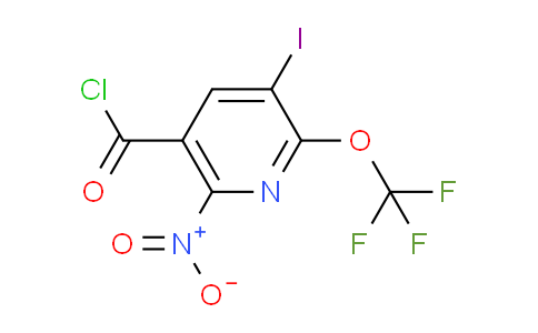 3-Iodo-6-nitro-2-(trifluoromethoxy)pyridine-5-carbonyl chloride