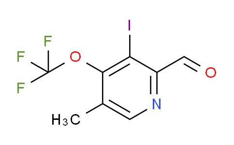 3-Iodo-5-methyl-4-(trifluoromethoxy)pyridine-2-carboxaldehyde