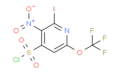 2-Iodo-3-nitro-6-(trifluoromethoxy)pyridine-4-sulfonyl chloride