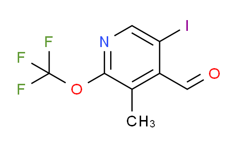 5-Iodo-3-methyl-2-(trifluoromethoxy)pyridine-4-carboxaldehyde